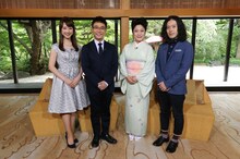 「拝啓 〇〇様」出演者の川田裕美、八嶋智人、山村紅葉、ピース又吉（左から）。(c)関西テレビ