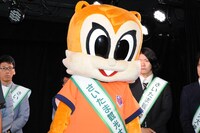 大宮アルディージャのマスコットキャラクター・アルディ。