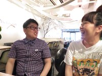 トンファー山西とタカダ・コーポレーション大貫（左から）。