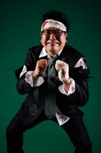 DVD「カンニング竹山単独ライブ『放送禁止2014』」メインビジュアル