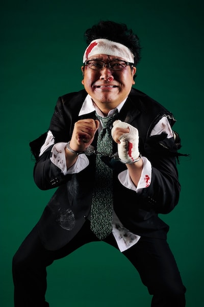 DVD「カンニング竹山単独ライブ『放送禁止2014』」メインビジュアル