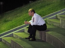 「となりのシムラ」に出演する志村けん。(c)NHK