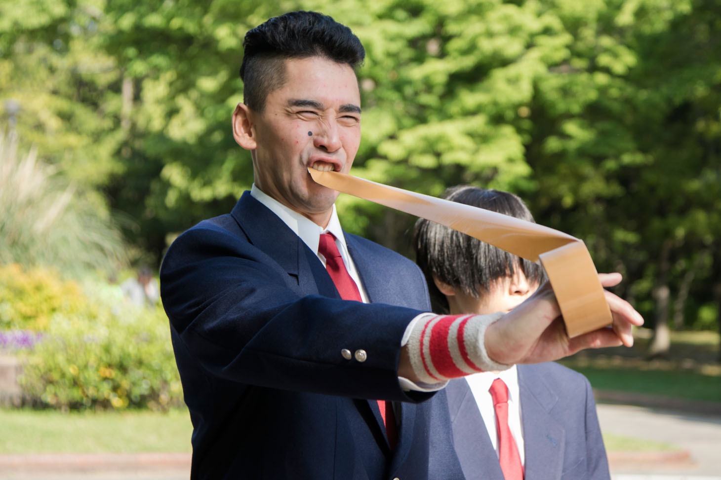 「映画 みんな！エスパーだよ！」のワンシーン。(c)若杉公徳/講談社 (c)2015「映画 みんな！エスパーだよ！」製作委員会