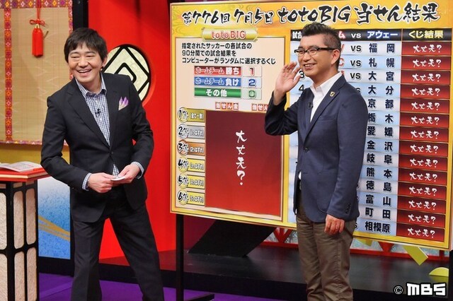 「メッセンジャーの○○は大丈夫なのか？」のワンシーン。 (c)MBS