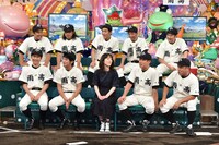 「緊急アメトーーーーク高校野球大大大大好き栄冠は君に輝くSP!!」の出演者たち。(c)テレビ朝日