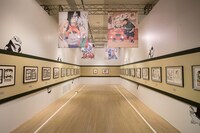 「NARUTO‐ナルト‐展」の様子。