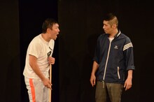 「弾丸ジャッキー＆オラキオ体操クラブ合同LIVE『チョマカレ大戦争』」の様子。