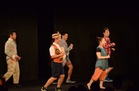 「弾丸ジャッキー＆オラキオ体操クラブ合同LIVE『チョマカレ大戦争』」の様子。