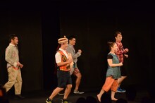 「弾丸ジャッキー＆オラキオ体操クラブ合同LIVE『チョマカレ大戦争』」の様子。