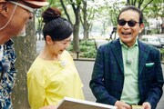 「ブラタモリ」で仙台を訪れるタモリ(右端)と桑子真帆NHKアナウンサー(中央)。(c)NHK