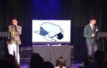 準決勝ステージのCOWCOW。