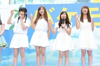 キックオフイベントに登場したLinQのメンバー。