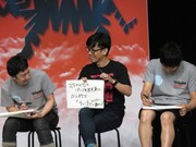 エキシビションマッチの様子。