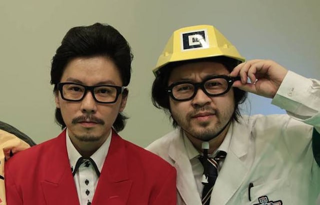 マツモトクラブとAR三兄弟の長男、川田十夢（左から）。