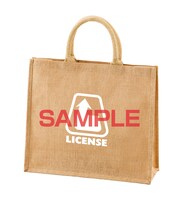 DVD「LICENSE vol.TALK ∞05」特典のオリジナルジュートバッグ。
