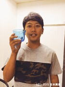 ライセンス井本と井本が作った琉球ガラス。