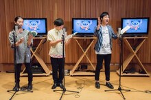 パンサーによるアフレコの様子。 (c)Disney