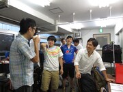 ライブ「トッパレvol.114」の楽屋の様子。