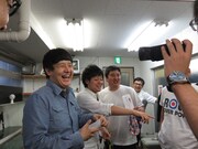 ライブ「トッパレvol.114」の楽屋の様子。