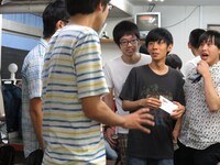 ライブ「トッパレvol.114」の楽屋の様子。