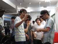 ライブ「トッパレvol.114」の楽屋の様子。