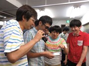 ライブ「トッパレvol.114」の楽屋の様子。