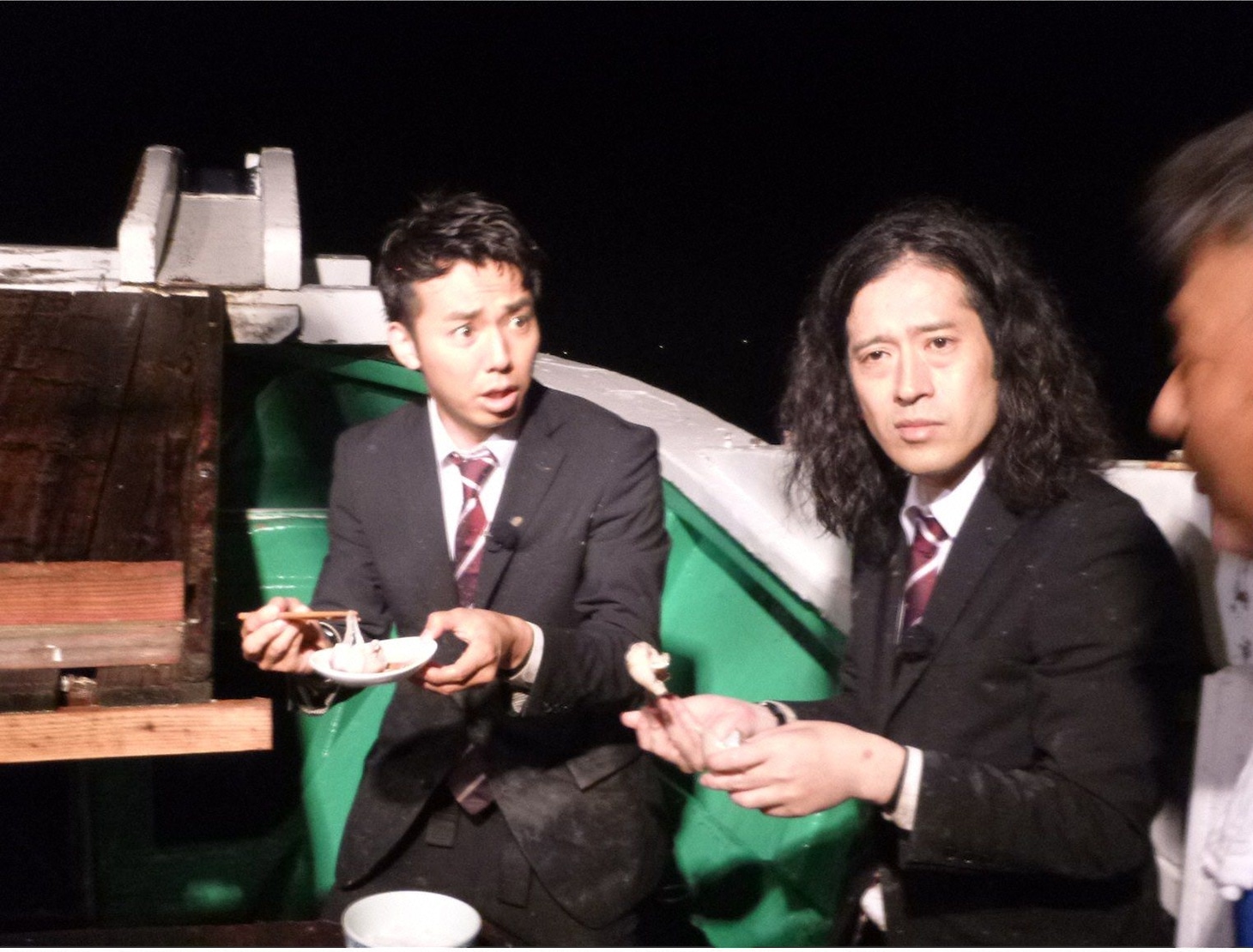 「いきなり！黄金伝説。」に出演するピース。(c)テレビ朝日