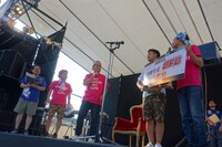 DVD「ゴリパラ見聞録 Vol.3」発売記念イベントの様子。(c)テレビ西日本