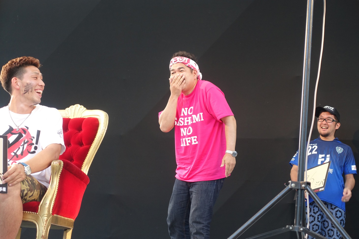 DVD「ゴリパラ見聞録 Vol.3」発売記念イベントの様子。(c)テレビ西日本