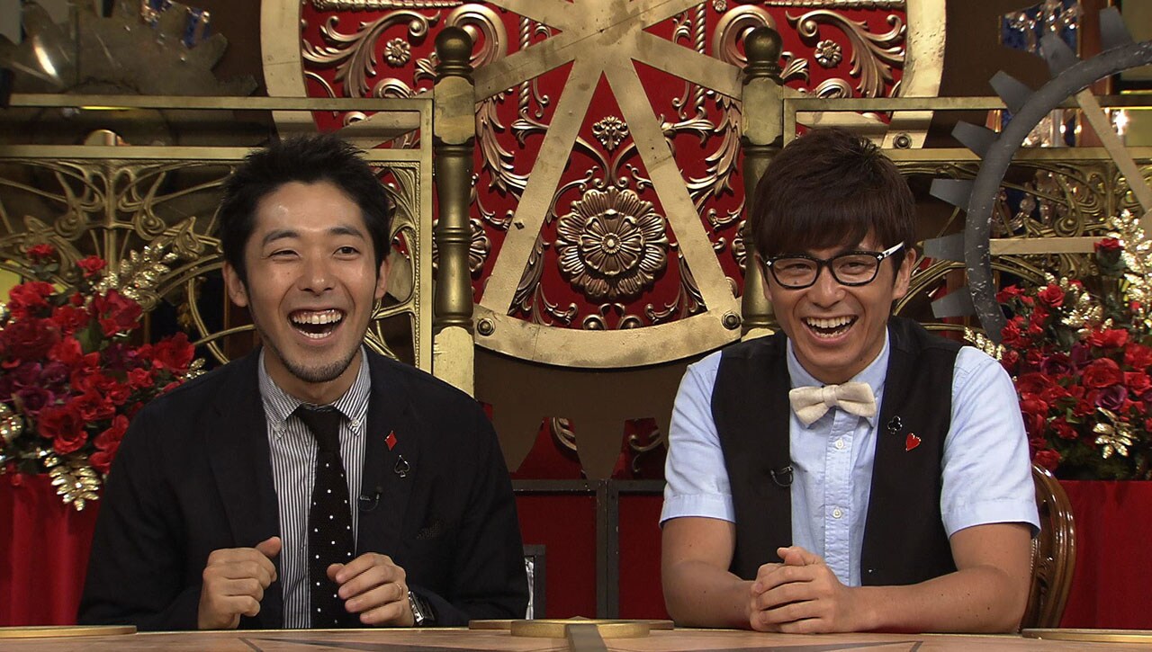 「ベツカク」MCのオリエンタルラジオ。(c)NTV