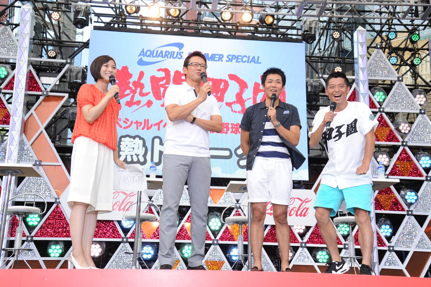 「高校野球100年記念 熱トーーク！」の様子。(c)ABC