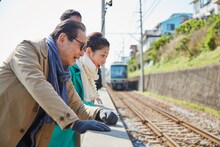 「ブラタモリ」鎌倉編のワンシーン。(c)NHK