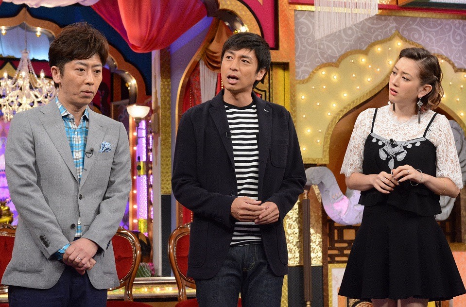 左からフットボールアワー後藤、チュートリアル徳井、SHELLY。 (c)日本テレビ