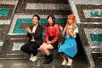 エヴァの魅力を語った（左から）オリラジ中田、田名部、桜 稲垣。