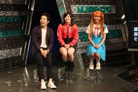 エヴァの魅力を語った（左から）オリラジ中田、田名部、桜 稲垣。