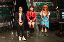 エヴァの魅力を語った（左から）オリラジ中田、田名部、桜 稲垣。