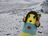 「ふなっしーの南極大冒険！～世界ベスト・オブ・映像ショー 頂上リサーチ 特別版～」のワンシーン。  (c)2015 フジテレビジョン