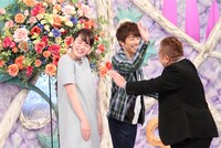 （左から）筧美和子、ロンドンブーツ1号2号・田村淳、出川哲朗。(c)テレビ朝日