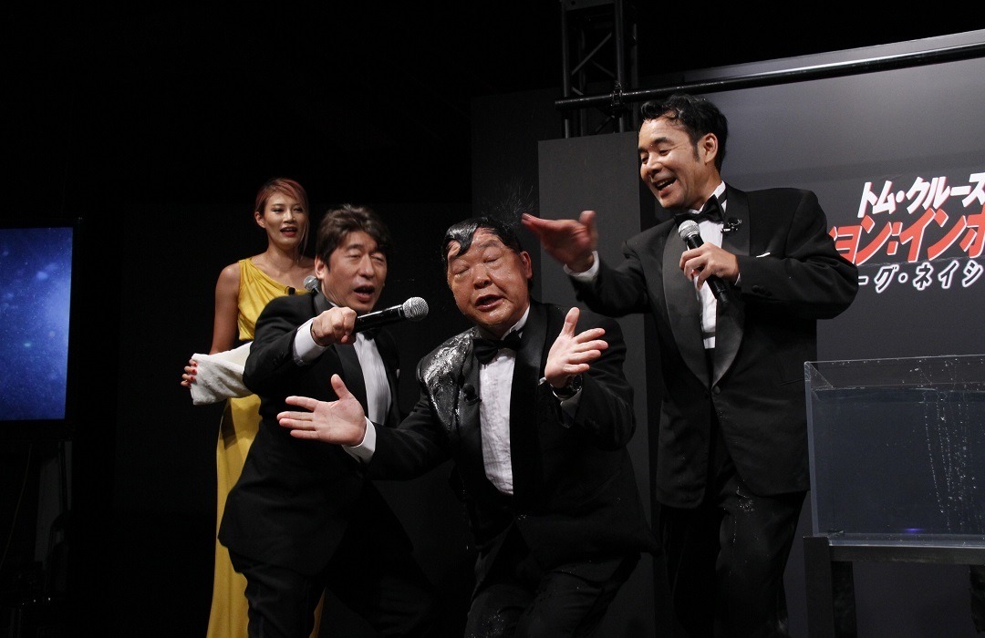 映画「ミッション：インポッシブル／ローグ・ネイション」のPRイベントの様子。 (c)2015 Paramount Pictures. All Rights Reserved.