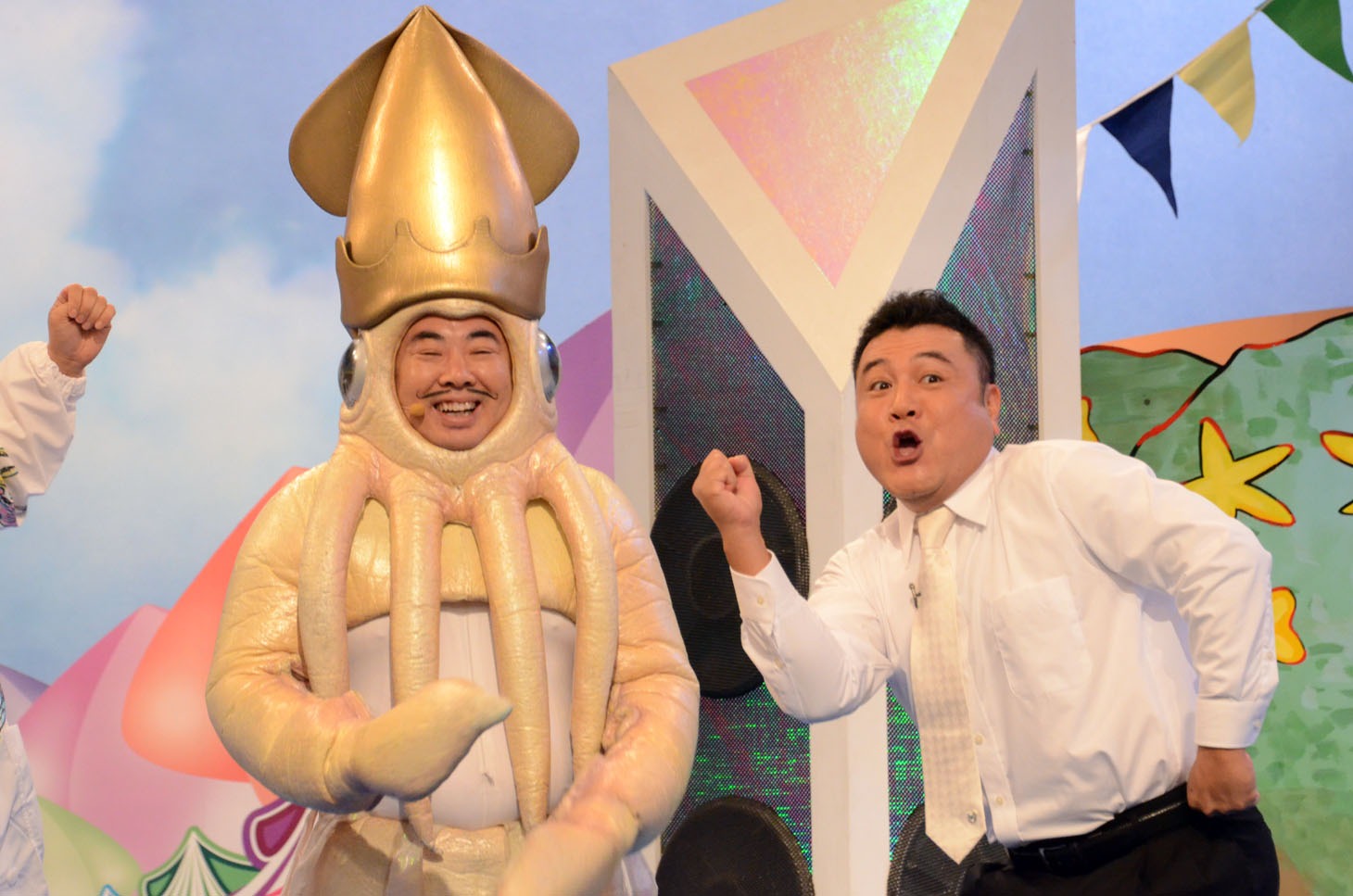 イカ大王とアンタッチャブル山崎。