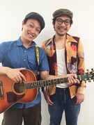 田中上野（左からお見送り芸人しんいち、タナカダファミリア）。