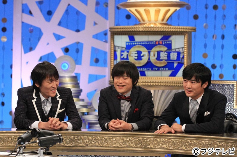 「オモクリ監督」レギュラー監督の（左から）千原ジュニア、バカリズム、劇団ひとり。(c)フジテレビ