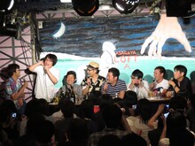 「スパローズ結成20周年記念ライブの公開打ち上げ～縁のある人もない人も祝ってください～」の様子。