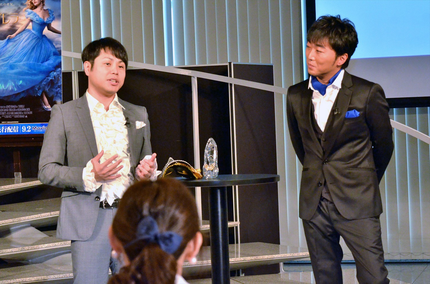 （左から）NON STYLE井上、スピードワゴン小沢。