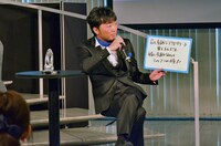 「イケメンセリフ対決」に臨むスピードワゴン小沢。