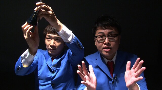 「O-KKIRI！」MCの銀シャリ。(c)読売テレビ