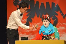 コウメ太夫（右）