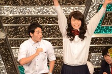 喜びを爆発させるひので。