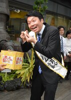 抽選に外れた鳩山クルオ