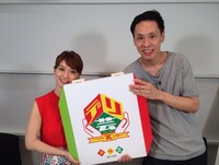 「デリ芸」ゲストの大島優子、大倉孝二（左から）。(c)関西テレビ